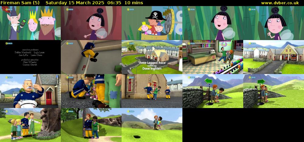 Fireman Sam (5) Saturday 15 March 2025 06:35 - 06:45