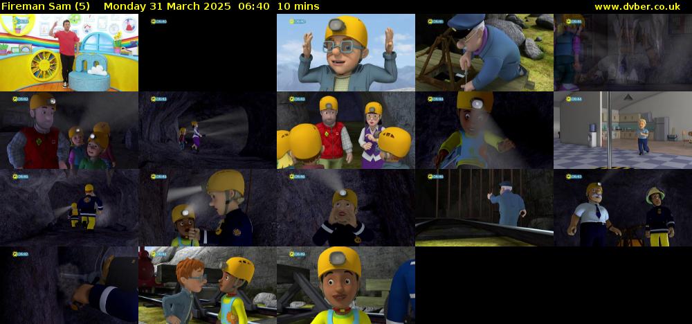 Fireman Sam (5) Monday 31 March 2025 06:40 - 06:50