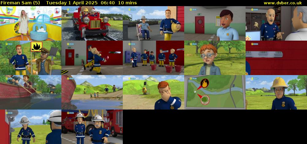 Fireman Sam (5) Tuesday 1 April 2025 06:40 - 06:50