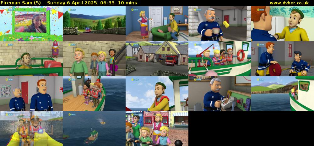 Fireman Sam (5) Sunday 6 April 2025 06:35 - 06:45