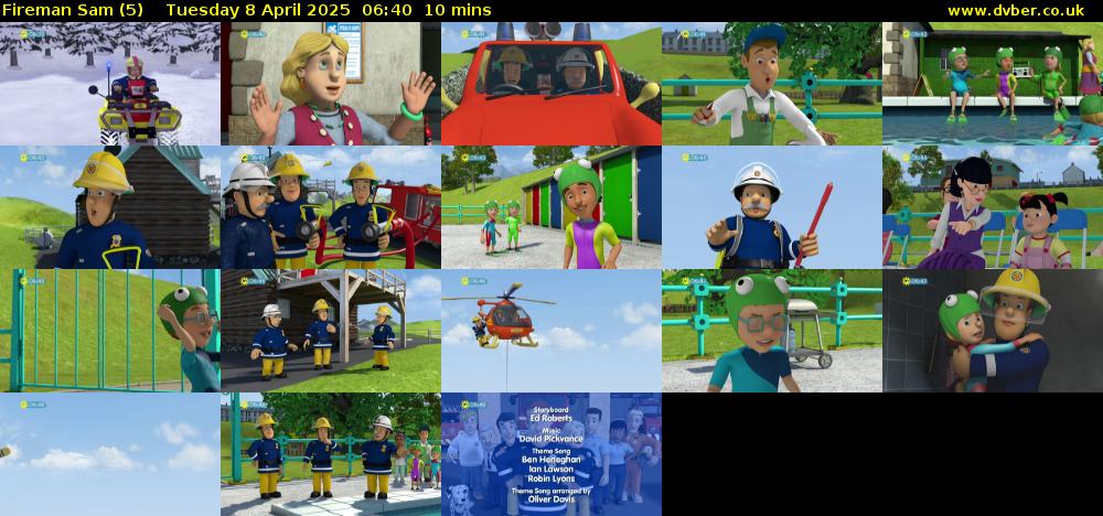Fireman Sam (5) Tuesday 8 April 2025 06:40 - 06:50