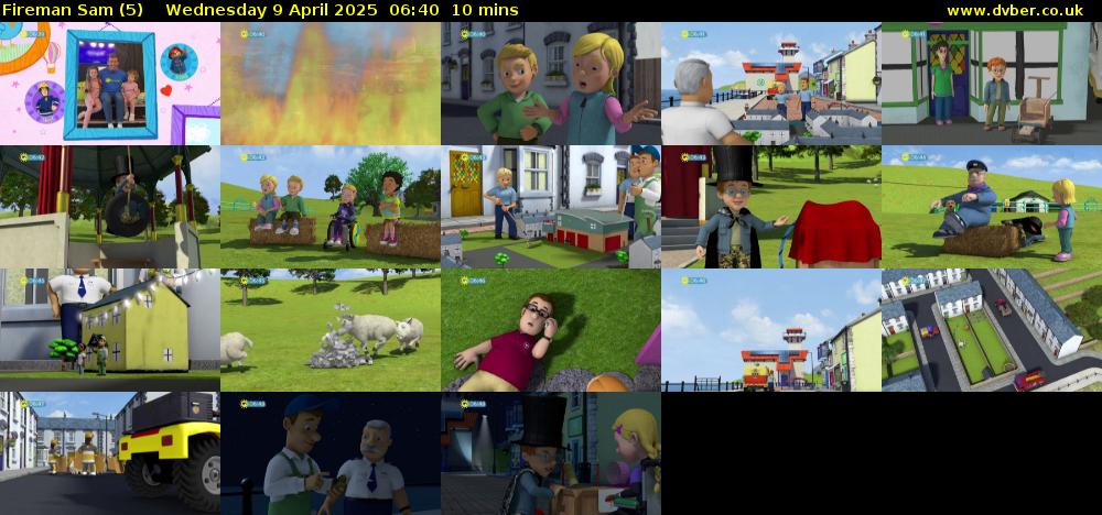 Fireman Sam (5) Wednesday 9 April 2025 06:40 - 06:50