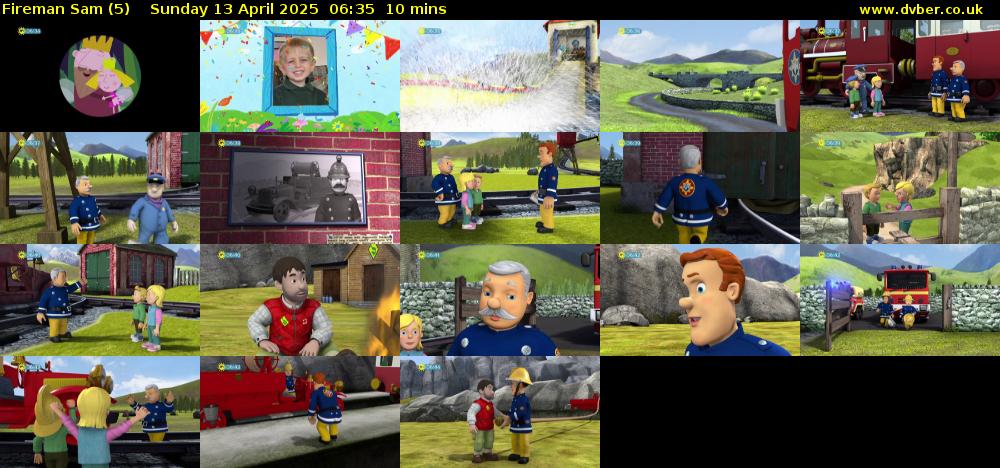 Fireman Sam (5) Sunday 13 April 2025 06:35 - 06:45