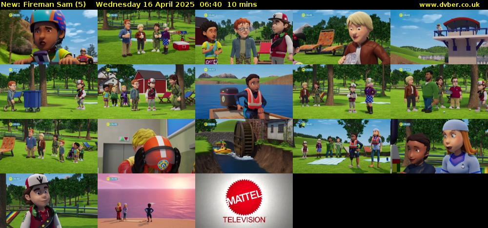 Fireman Sam (5) Wednesday 16 April 2025 06:40 - 06:50