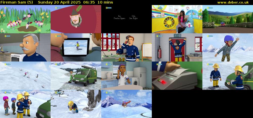 Fireman Sam (5) Sunday 20 April 2025 06:35 - 06:45