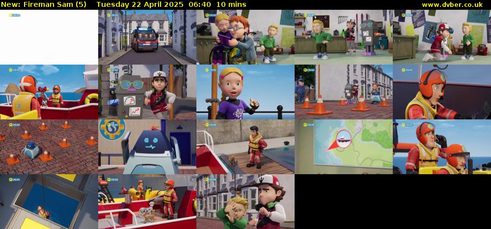 Fireman Sam (5) Tuesday 22 April 2025 06:40 - 06:50