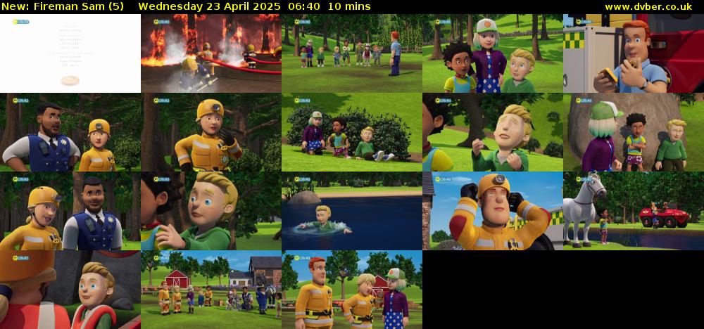 Fireman Sam (5) Wednesday 23 April 2025 06:40 - 06:50