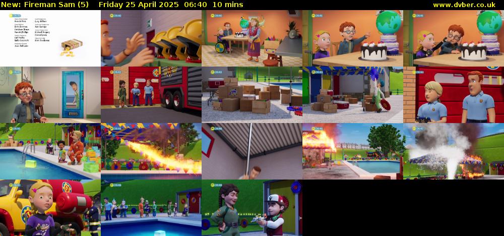 Fireman Sam (5) Friday 25 April 2025 06:40 - 06:50