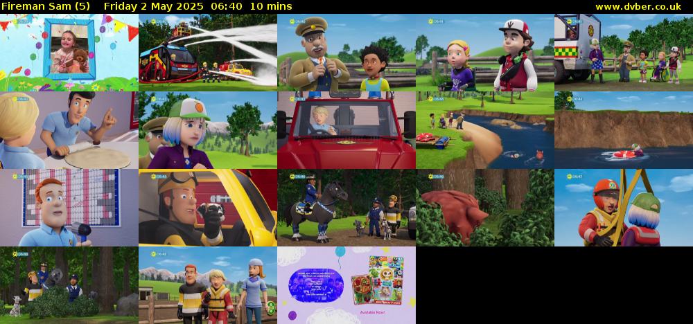 Fireman Sam (5) Friday 2 May 2025 06:40 - 06:50