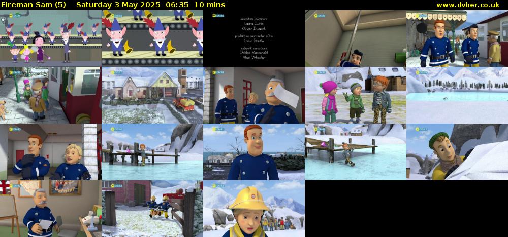 Fireman Sam (5) Saturday 3 May 2025 06:35 - 06:45