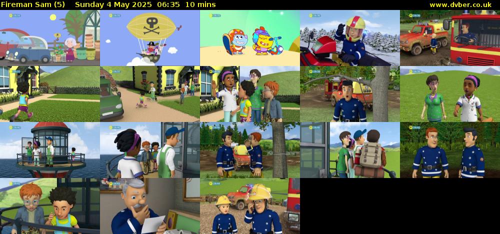 Fireman Sam (5) Sunday 4 May 2025 06:35 - 06:45