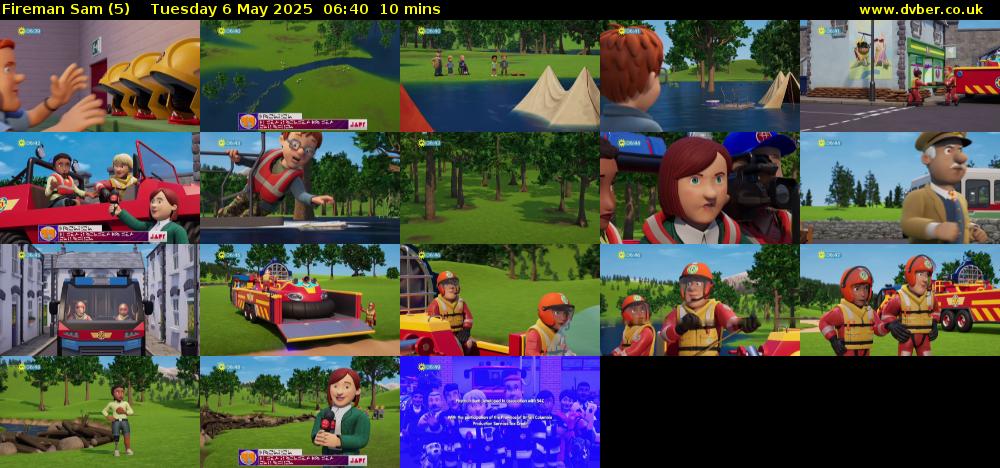 Fireman Sam (5) Tuesday 6 May 2025 06:40 - 06:50