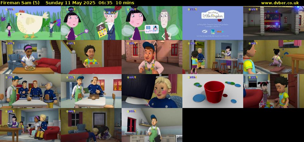 Fireman Sam (5) Sunday 11 May 2025 06:35 - 06:45