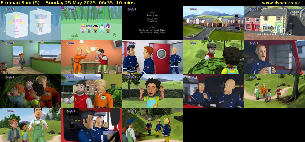 Fireman Sam (5) Sunday 25 May 2025 06:35 - 06:45