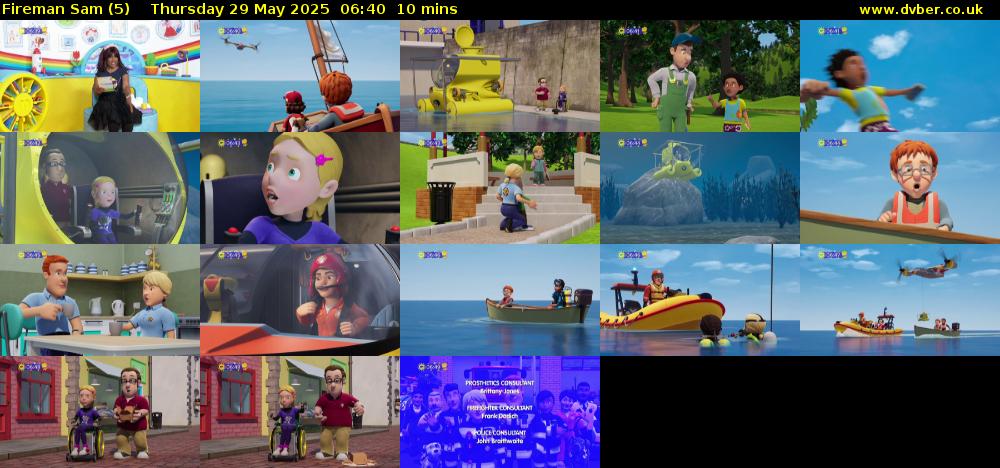 Fireman Sam (5) Thursday 29 May 2025 06:40 - 06:50