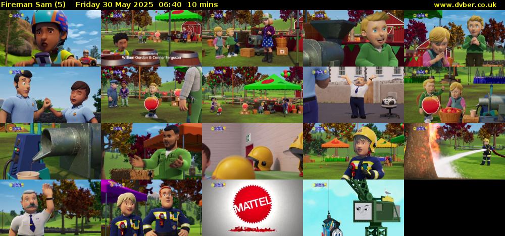 Fireman Sam (5) Friday 30 May 2025 06:40 - 06:50