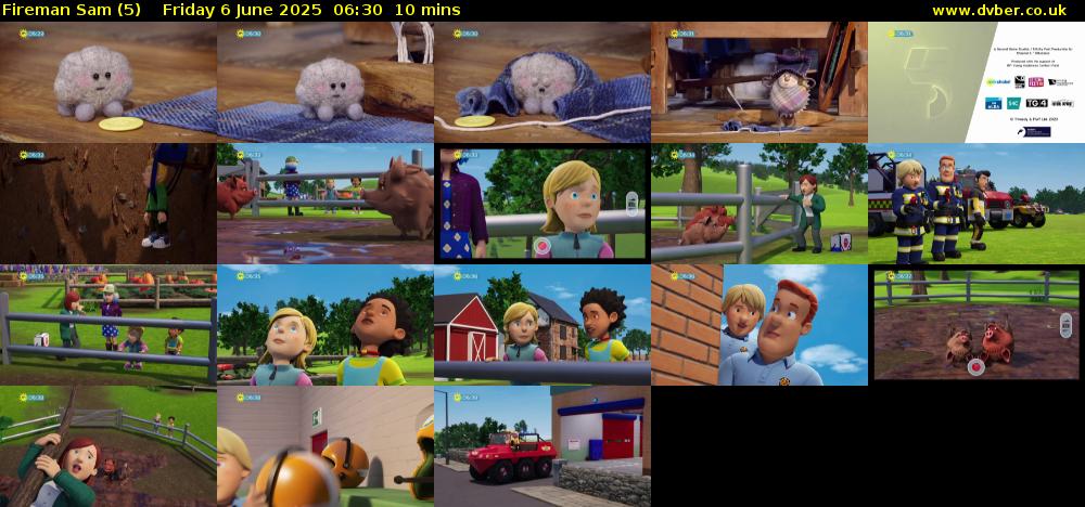 Fireman Sam (5) Friday 6 June 2025 06:30 - 06:40