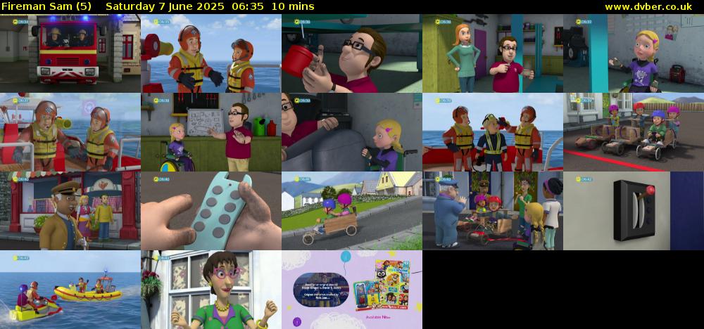 Fireman Sam (5) Saturday 7 June 2025 06:35 - 06:45