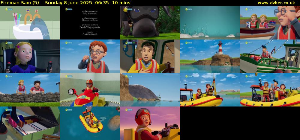 Fireman Sam (5) Sunday 8 June 2025 06:35 - 06:45