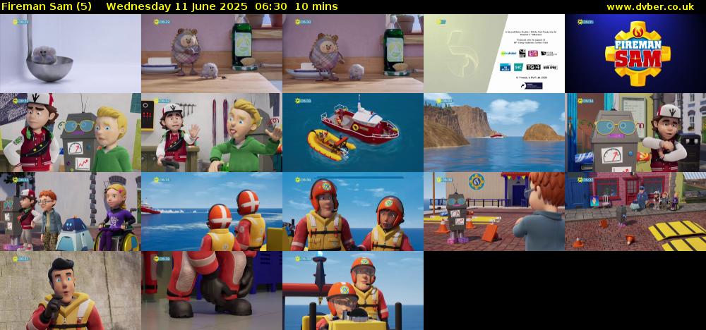 Fireman Sam (5) Wednesday 11 June 2025 06:30 - 06:40