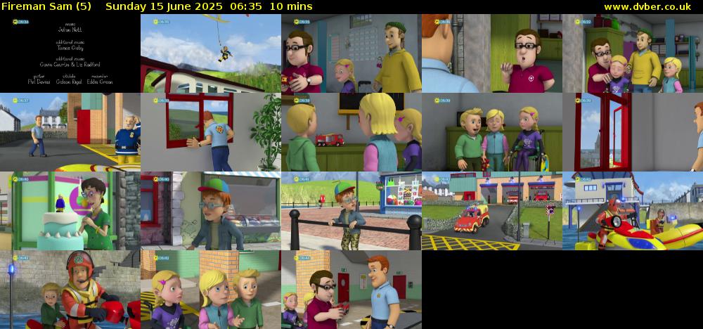 Fireman Sam (5) Sunday 15 June 2025 06:35 - 06:45