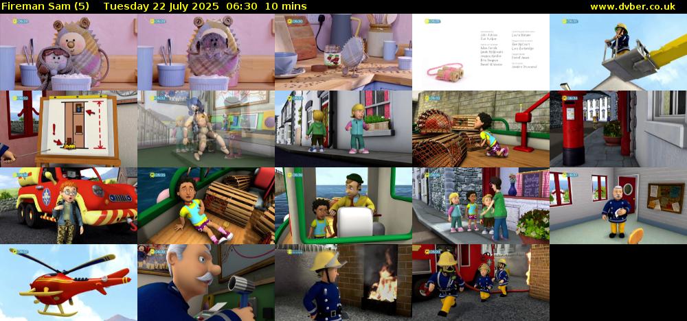 Fireman Sam (5) Tuesday 22 July 2025 06:30 - 06:40