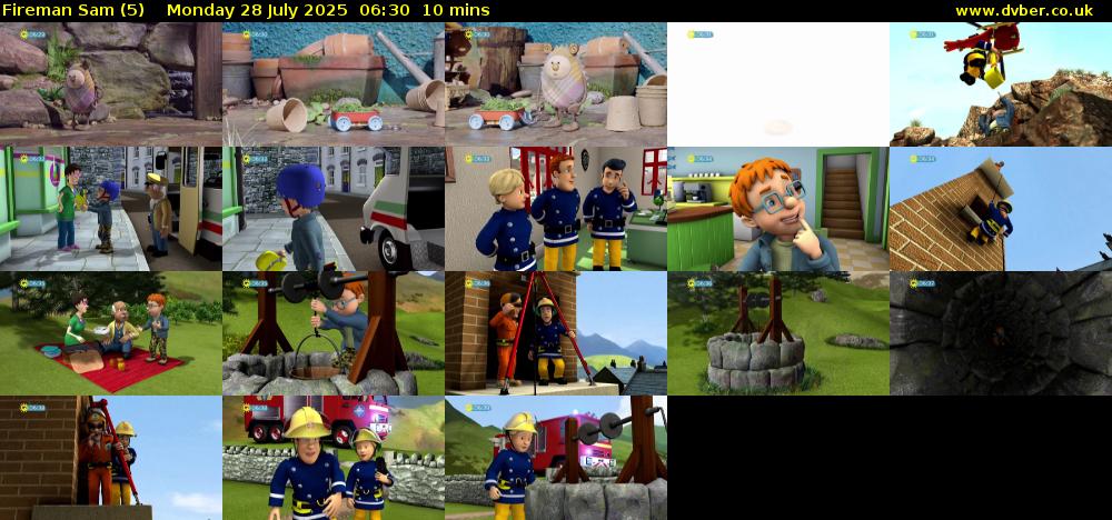 Fireman Sam (5) Monday 28 July 2025 06:30 - 06:40
