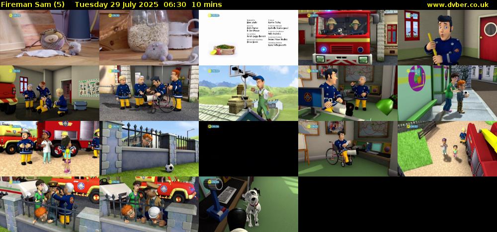 Fireman Sam (5) Tuesday 29 July 2025 06:30 - 06:40