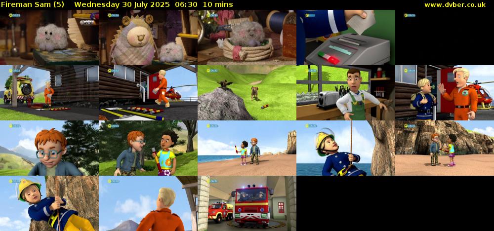 Fireman Sam (5) Wednesday 30 July 2025 06:30 - 06:40