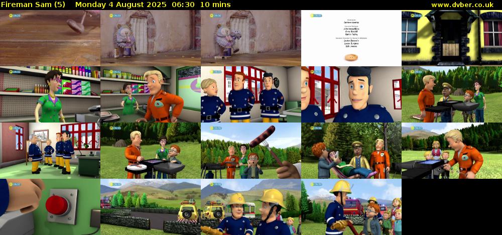 Fireman Sam (5) Monday 4 August 2025 06:30 - 06:40