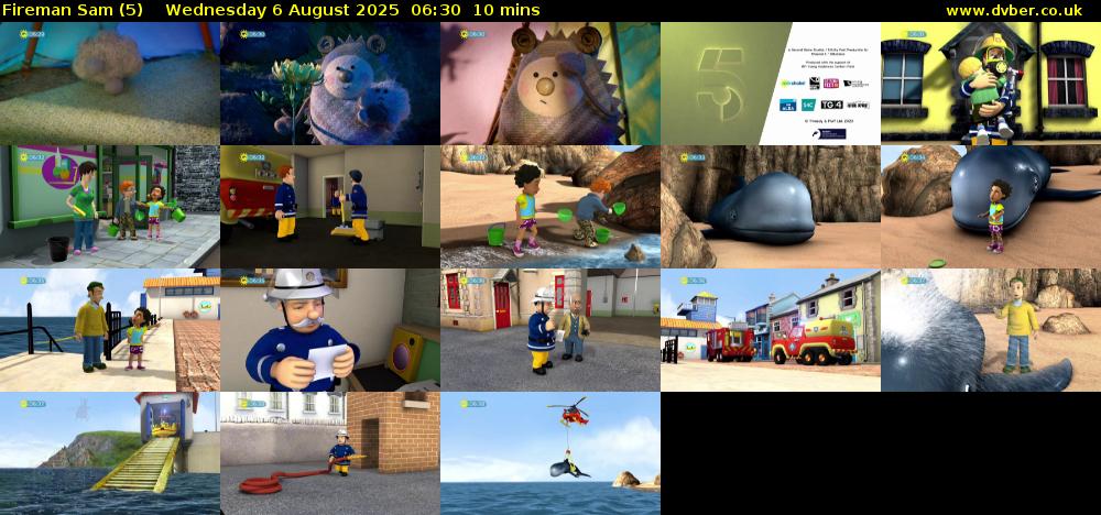 Fireman Sam (5) Wednesday 6 August 2025 06:30 - 06:40