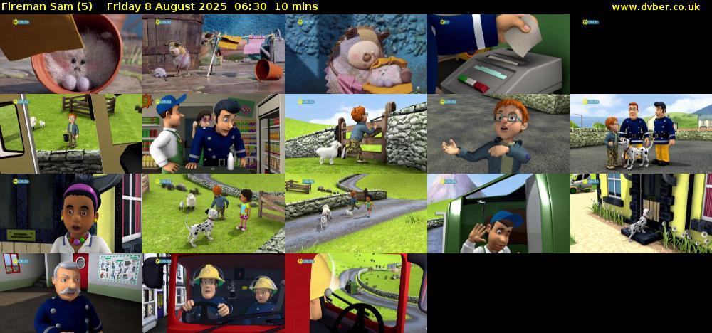 Fireman Sam (5) Friday 8 August 2025 06:30 - 06:40
