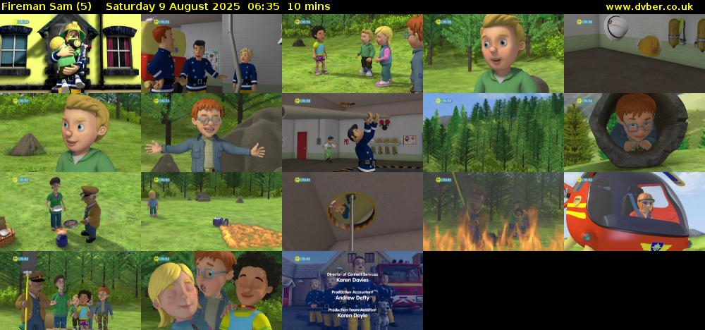 Fireman Sam (5) Saturday 9 August 2025 06:35 - 06:45