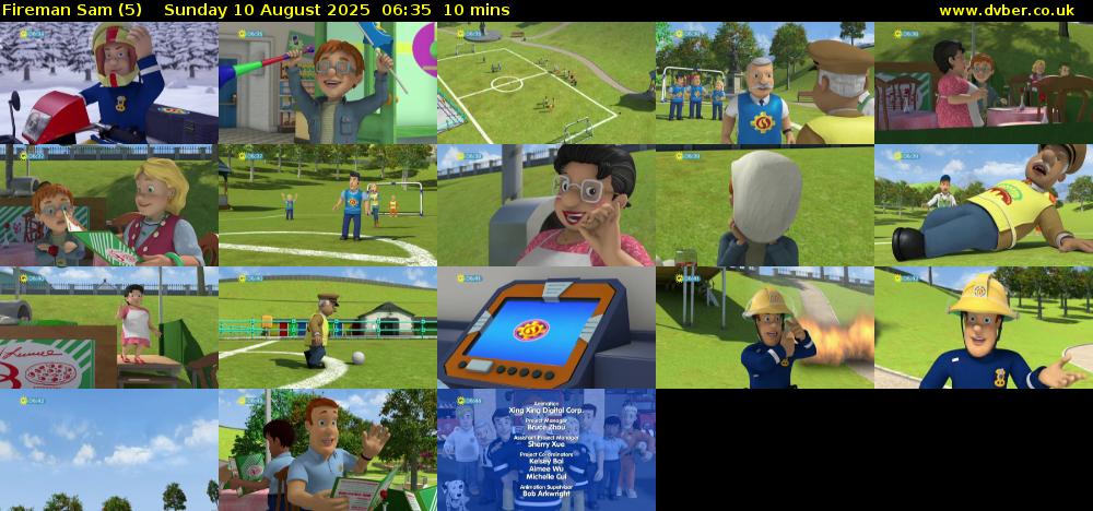 Fireman Sam (5) Sunday 10 August 2025 06:35 - 06:45