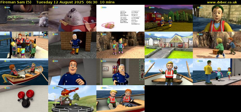 Fireman Sam (5) Tuesday 12 August 2025 06:30 - 06:40