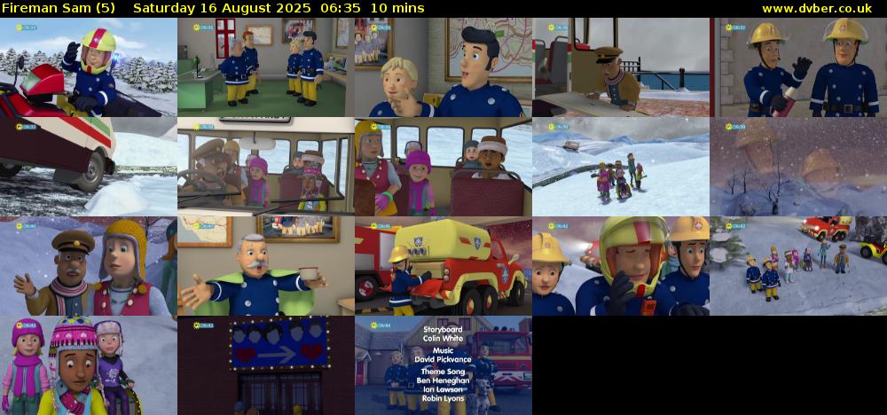 Fireman Sam (5) Saturday 16 August 2025 06:35 - 06:45