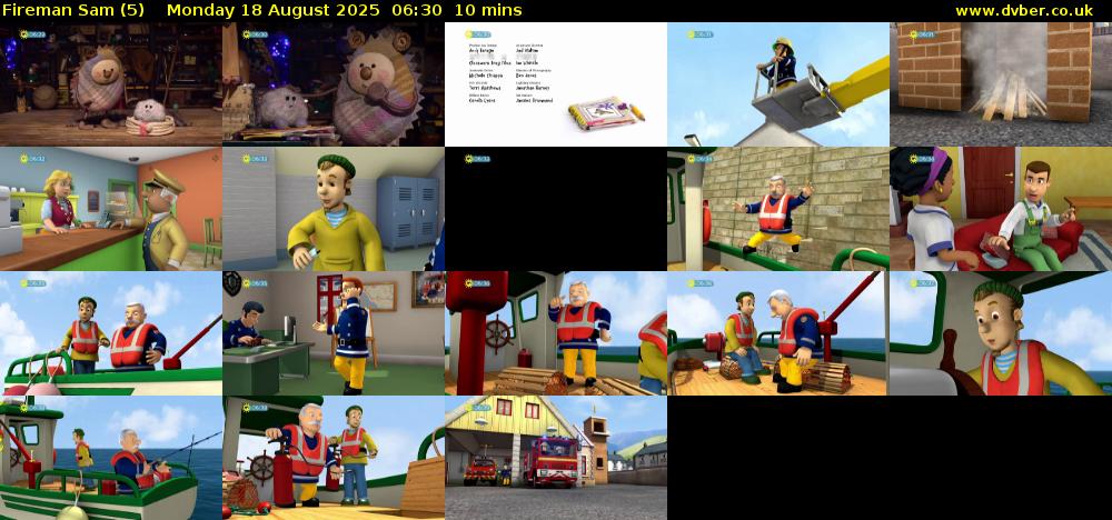 Fireman Sam (5) Monday 18 August 2025 06:30 - 06:40