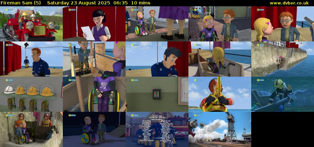 Fireman Sam (5) Saturday 23 August 2025 06:35 - 06:45