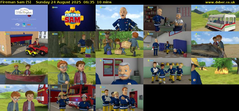 Fireman Sam (5) Sunday 24 August 2025 06:35 - 06:45