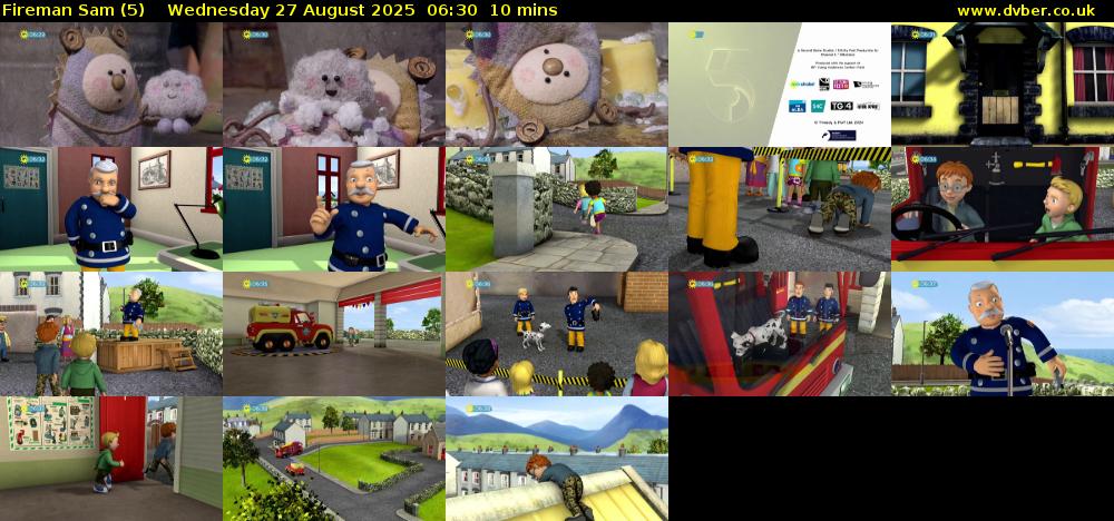Fireman Sam (5) Wednesday 27 August 2025 06:30 - 06:40