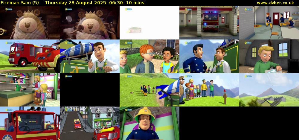 Fireman Sam (5) Thursday 28 August 2025 06:30 - 06:40