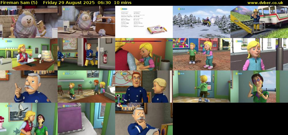 Fireman Sam (5) Friday 29 August 2025 06:30 - 06:40
