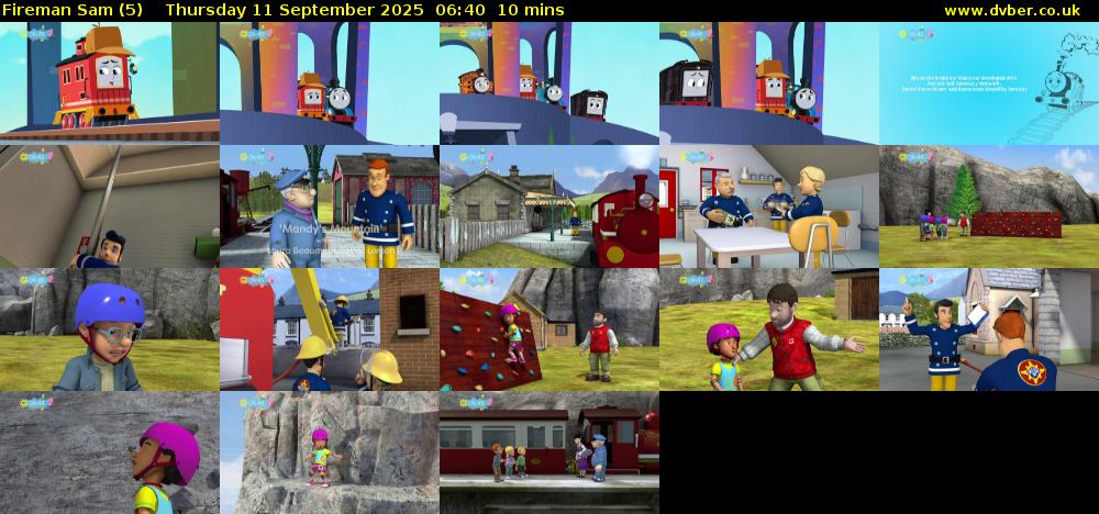 Fireman Sam (5) Thursday 11 September 2025 06:40 - 06:50