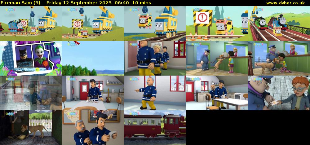 Fireman Sam (5) Friday 12 September 2025 06:40 - 06:50