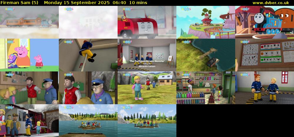 Fireman Sam (5) Monday 15 September 2025 06:40 - 06:50