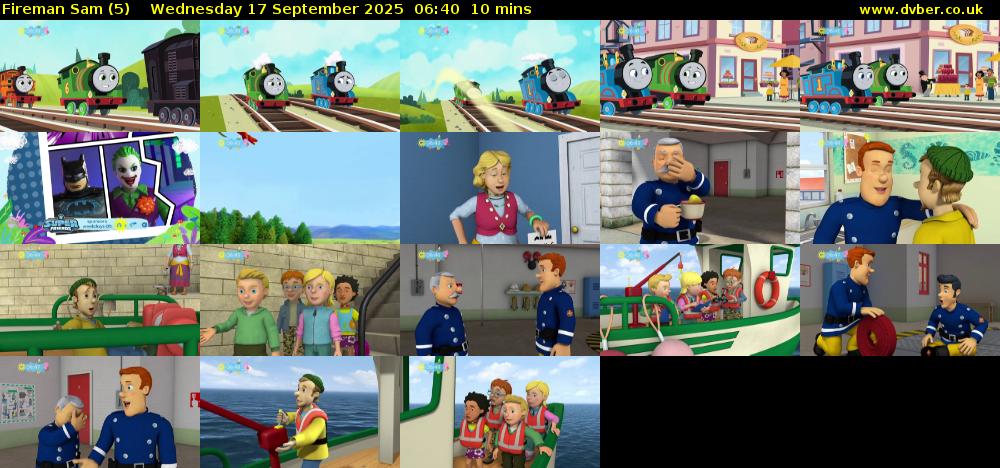 Fireman Sam (5) Wednesday 17 September 2025 06:40 - 06:50