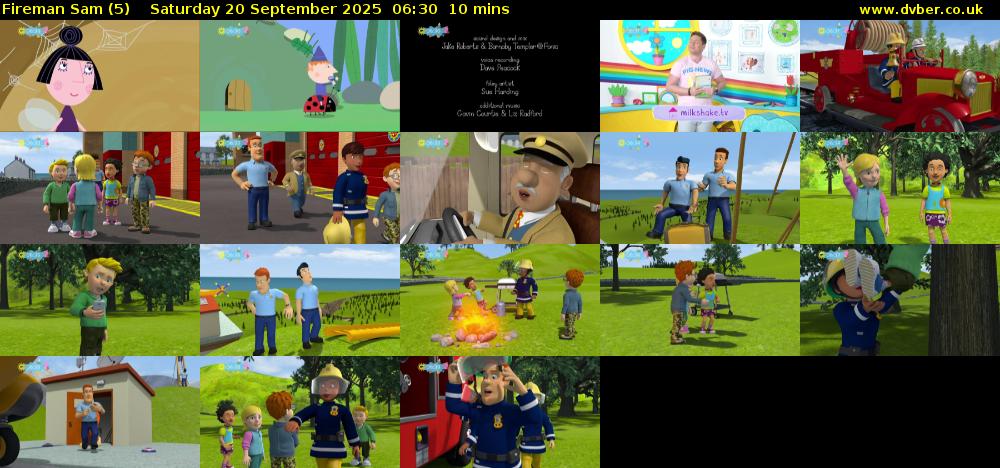 Fireman Sam (5) Saturday 20 September 2025 06:30 - 06:40