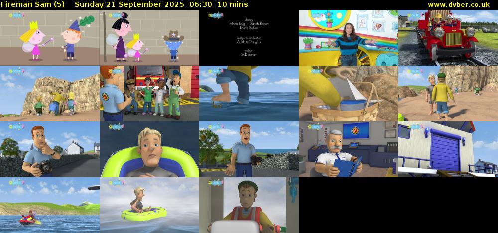 Fireman Sam (5) Sunday 21 September 2025 06:30 - 06:40