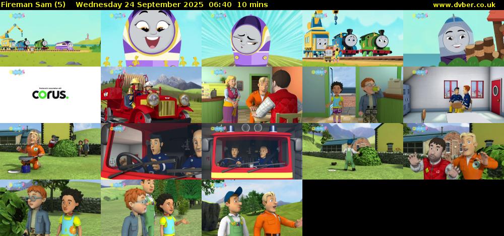 Fireman Sam (5) Wednesday 24 September 2025 06:40 - 06:50