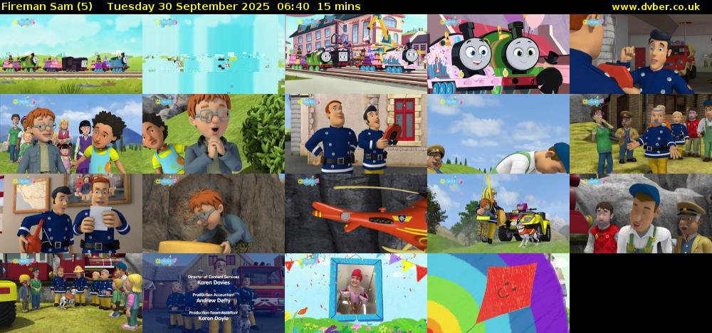 Fireman Sam (5) Tuesday 30 September 2025 06:40 - 06:55